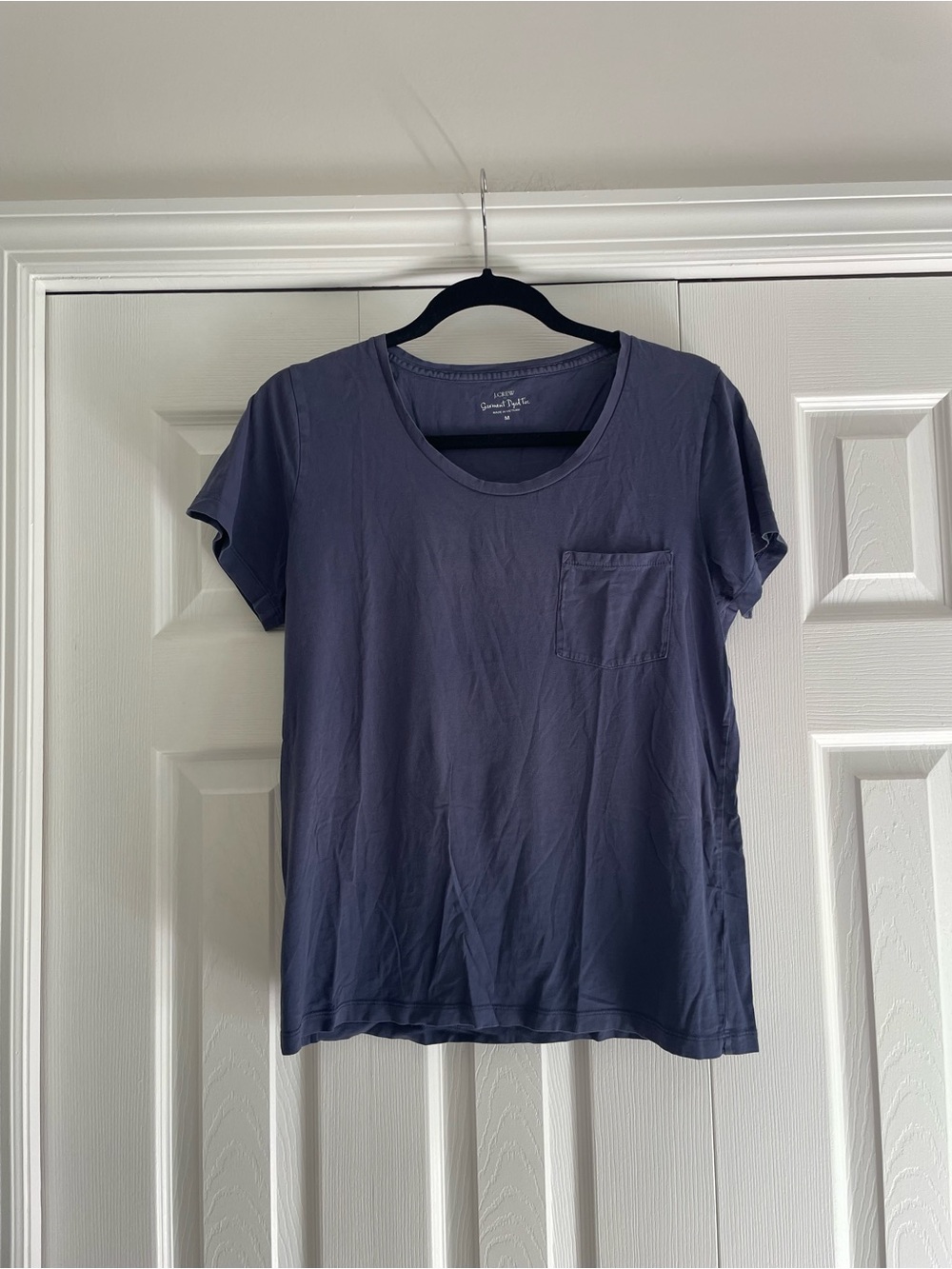 J. Crew Short Sleeve Crewneck Pocket Tee - Navy